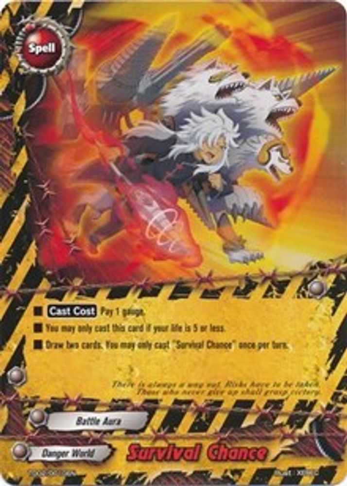 Survival Chance, Standard, front