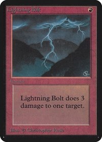 Lightning Bolt, Alpha Edition