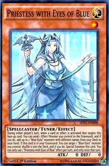 Priestess with Eyes of Blue