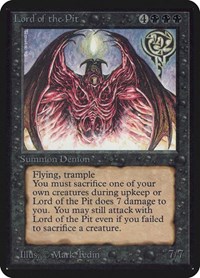 Lord of the Pit, Alpha Edition