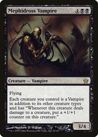 Mephidross Vampire, Fifth Dawn