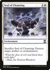 Seal of Cleansing, Eternal Masters