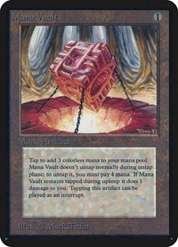 Mana Vault, Alpha Edition