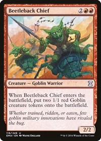 Beetleback Chief, Eternal Masters