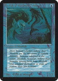 Merfolk of the Pearl Trident, Alpha Edition
