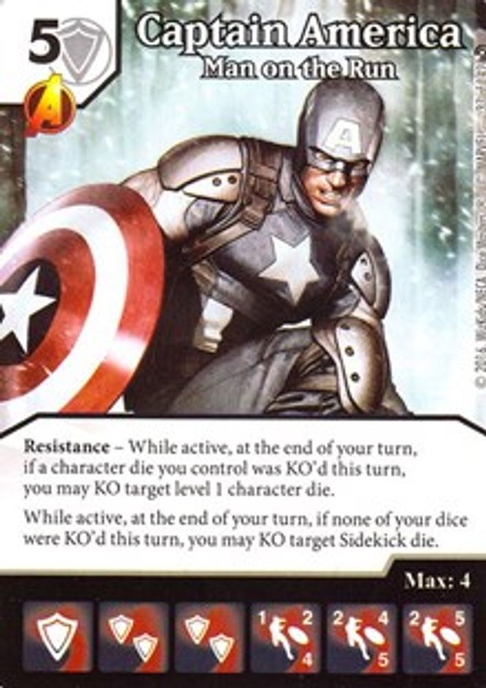 Captain America - Man on the Run, Standard, front