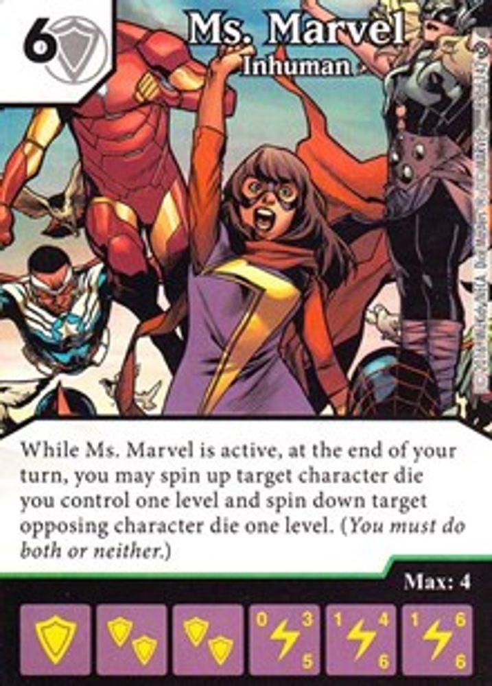Ms. Marvel - Inhuman, Standard, front