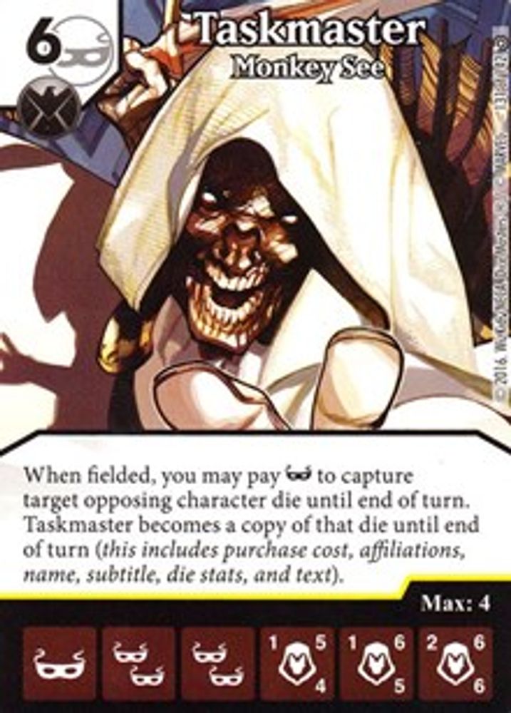 Taskmaster - Monkey See, Standard, front