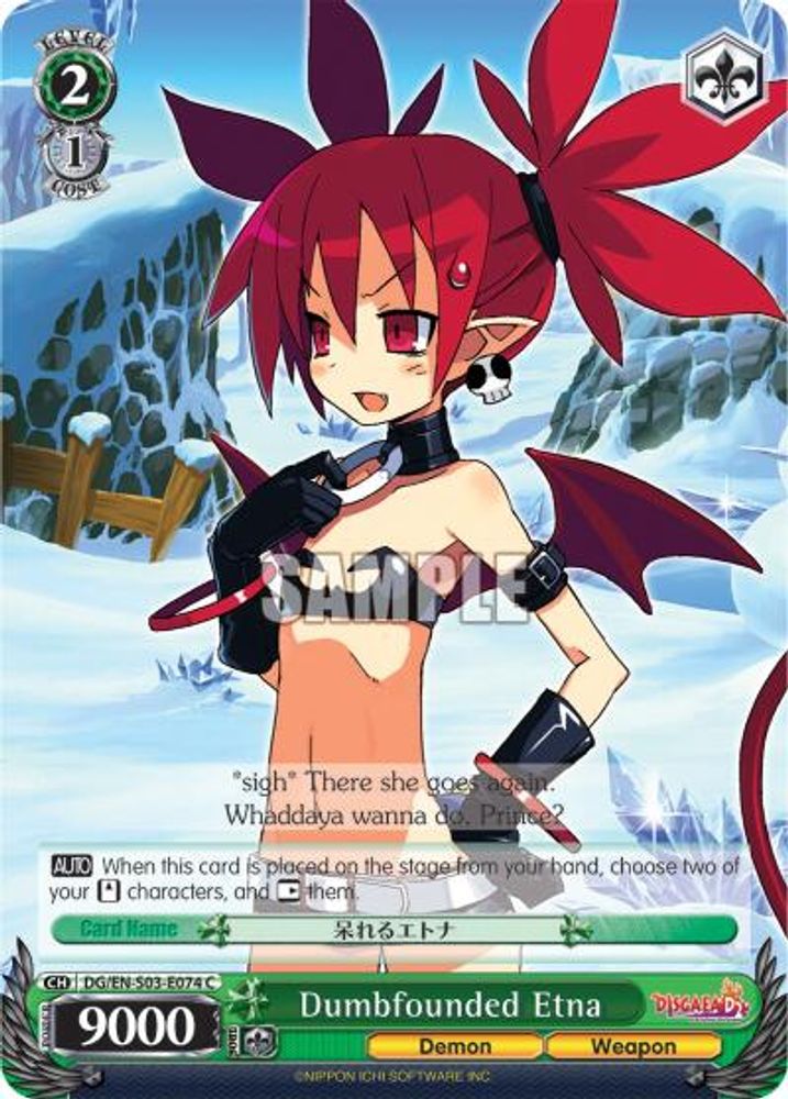 Dumbfounded Etna, Standard, front