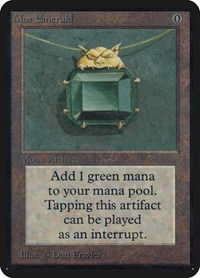 Mox Emerald, Alpha Edition