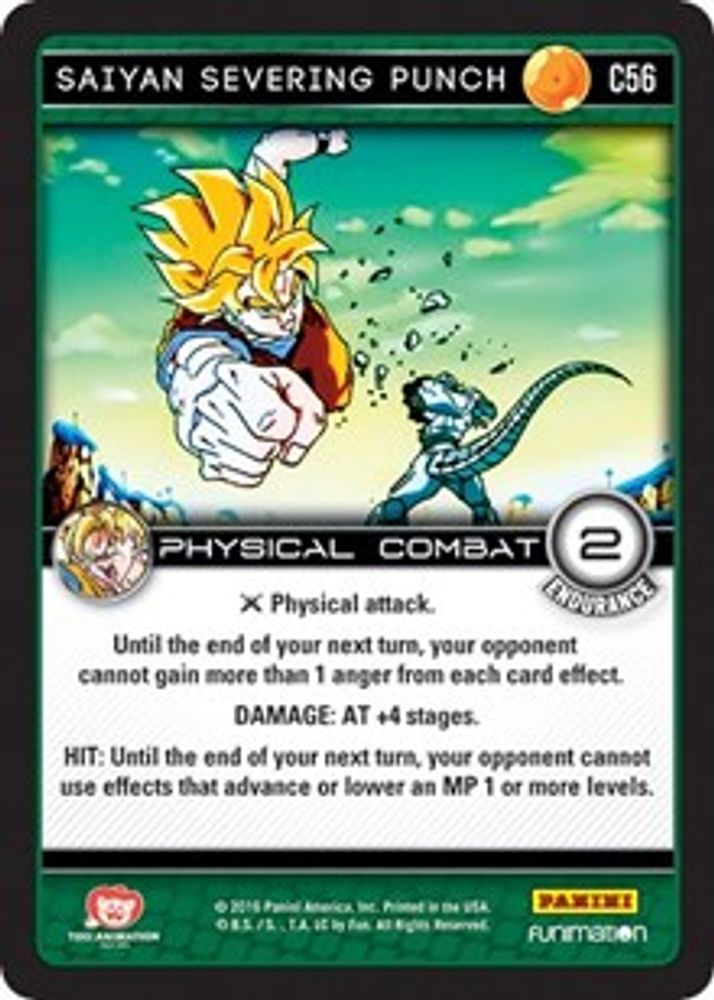 Saiyan Severing Punch, Standard, front