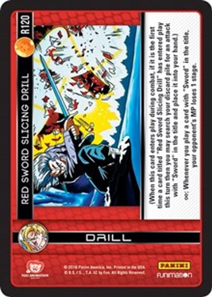 Red Sword Slicing Drill, Standard, front