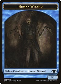 Human Wizard Token, Eldritch Moon
