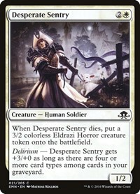 Desperate Sentry, Eldritch Moon