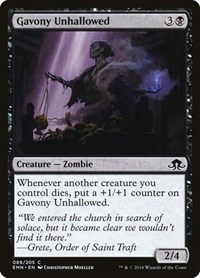 Gavony Unhallowed, Eldritch Moon
