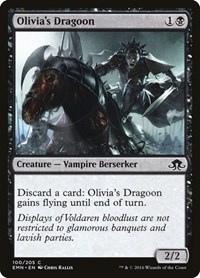 Olivia's Dragoon, Eldritch Moon