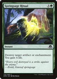 Springsage Ritual, Eldritch Moon