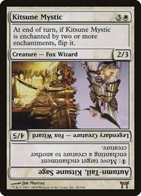 Kitsune Mystic // Autumn-Tail, Kitsune Sage, Champions of Kamigawa