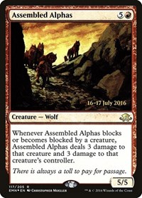 Assembled Alphas, Prerelease Cards