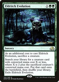 Eldritch Evolution, Prerelease Cards