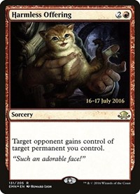 Harmless Offering, Prerelease Cards