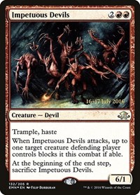 Impetuous Devils, Prerelease Cards