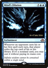 Mind's Dilation, Prerelease Cards