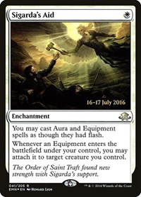 Sigarda's Aid, Prerelease Cards