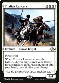 Thalia's Lancers, Prerelease Cards