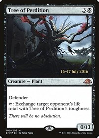 Tree of Perdition, Prerelease Cards