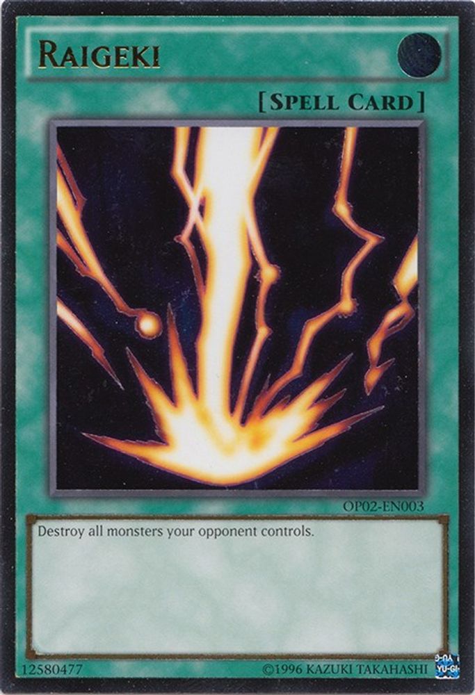 Raigeki (UTR), Unlimited, front