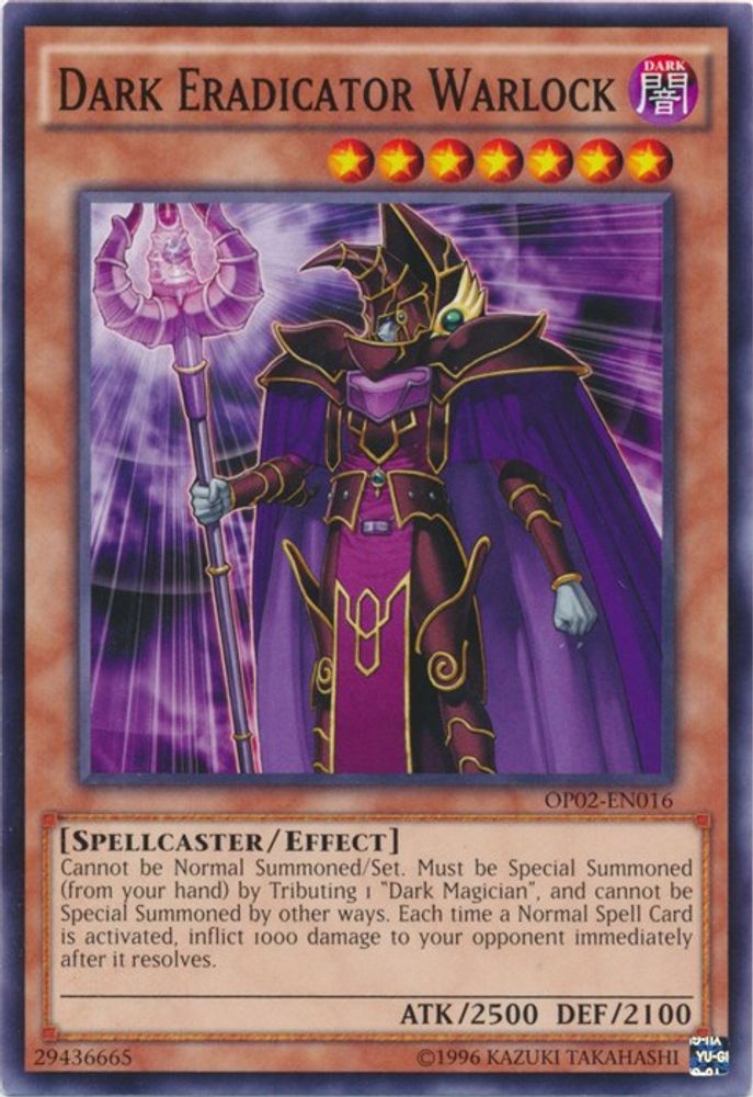 Dark Eradicator Warlock, Unlimited, front