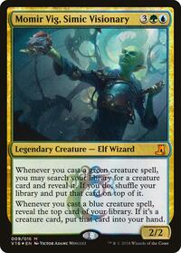 Momir Vig, Simic Visionary, From the Vault: Lore