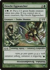 Orochi Eggwatcher // Shidako, Broodmistress, Champions of Kamigawa