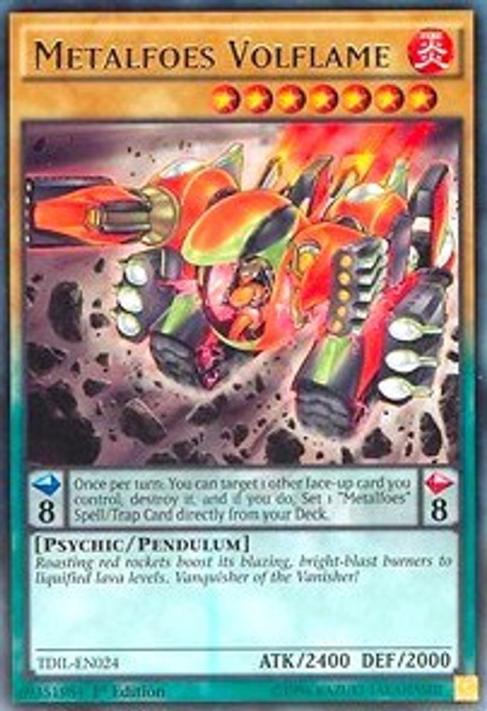 Metalfoes Volflame, 1st-edition, front