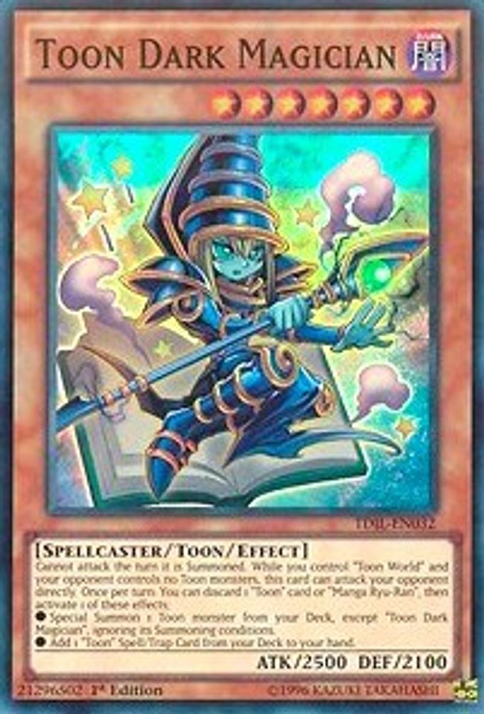 Toon Dark Magician, 1st-edition, front