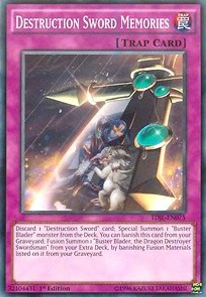 Destruction Sword Memories, 1st-edition, front