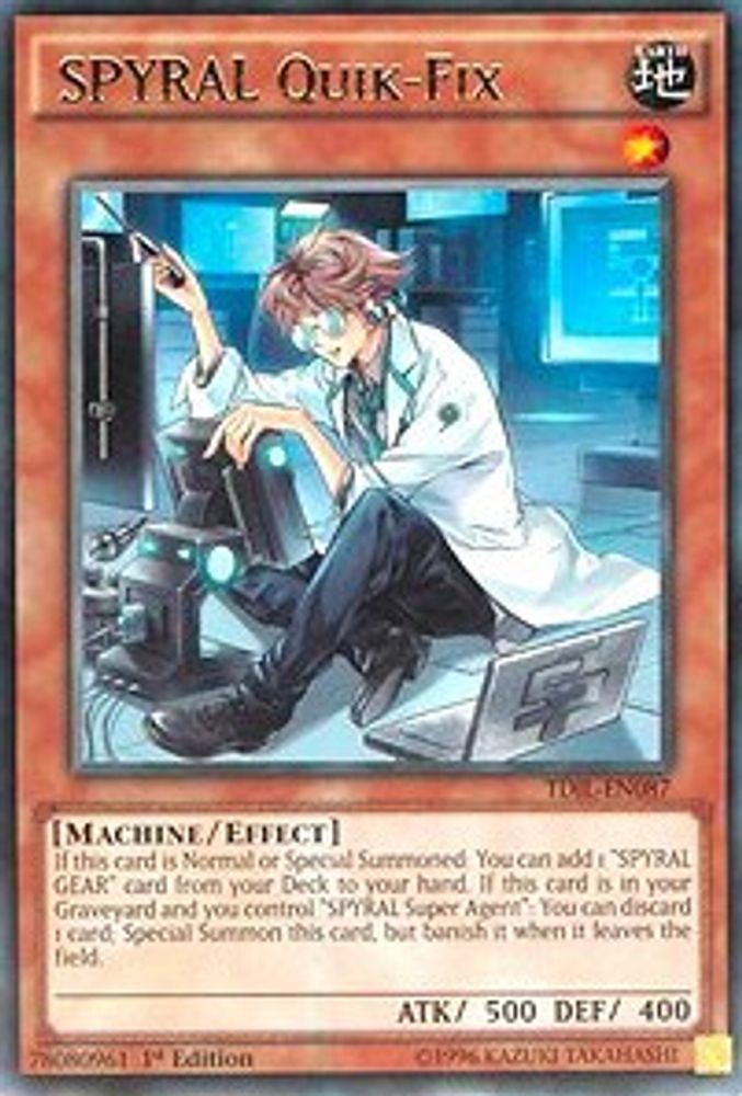 SPYRAL Quik-Fix, 1st-edition, front