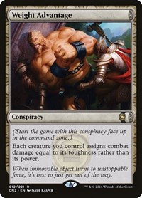 Weight Advantage, Conspiracy: Take the Crown