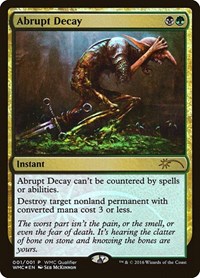 Abrupt Decay, WMCQ Promo Cards