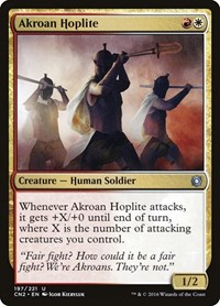Akroan Hoplite, Conspiracy: Take the Crown