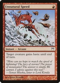 Unnatural Speed, Champions of Kamigawa