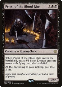 Priest of the Blood Rite, Duel Decks: Nissa vs. Ob Nixilis