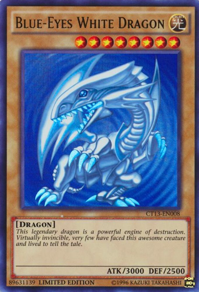 Blue-Eyes White Dragon, Limited, front