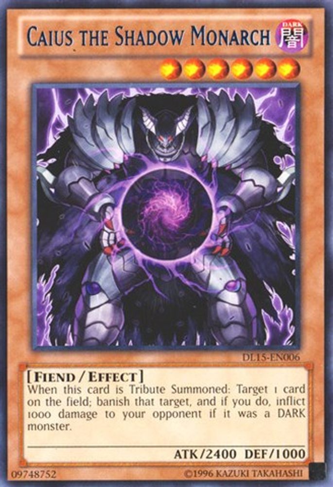 Caius the Shadow Monarch (Blue), Standard, front