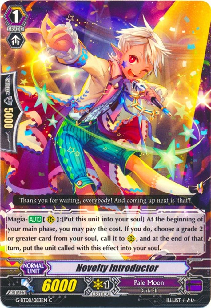 Novelty Introductor, Standard, front