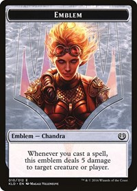 Emblem - Chandra, Torch of Defiance, Kaladesh