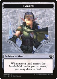 Emblem - Nissa, Vital Force, Kaladesh