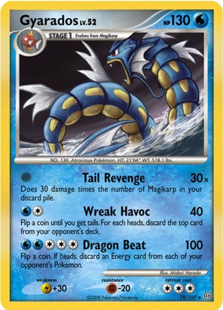 Gyarados - 19/100 (DP Stormfront)
