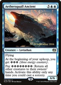 Aethersquall Ancient, Prerelease Cards